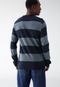 Suéter Tricot Hurley Listrado Azul-Marinho - Marca Hurley
