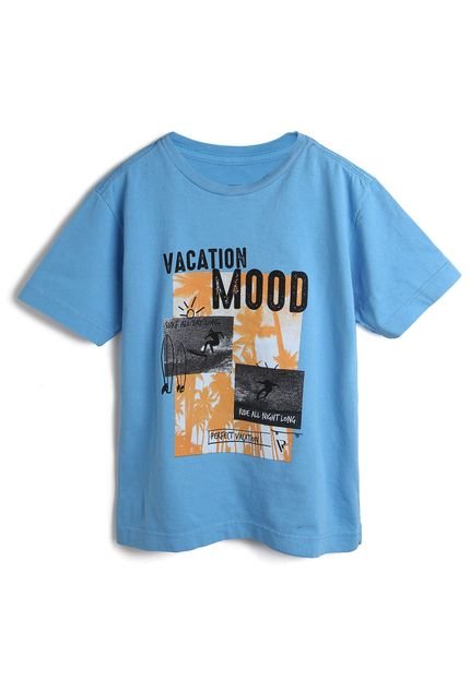 Camiseta VR KIDS Menino Estampada Azul - Marca VRK KIDS