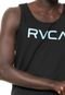 Regata RVCA Estampada Preta - Marca RVCA