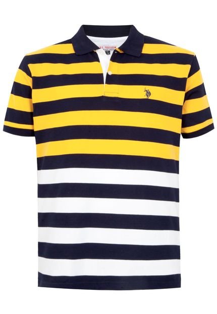 Camisa Polo U.S. Polo Básica Amarela - Marca U.S. Polo