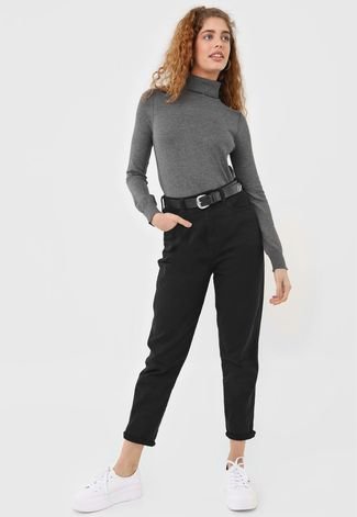 Blusa Tricot Calvin Klein Jeans Lisa Cinza
