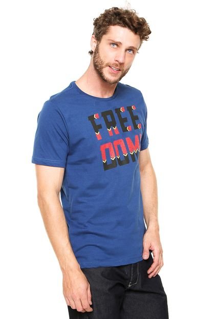 Camiseta Fatal Surf Estampada Azul-Marinho - Marca Fatal Surf