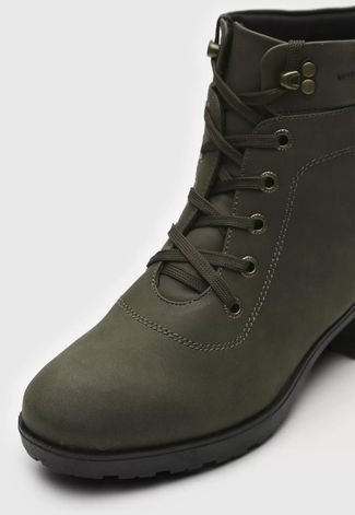 Bota Coturno Mooncity Cano Baixo Verde