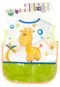 Babador Camiseta de Girafa Maxi Baby Laranja/Amarelo - Marca Maxi Baby