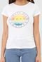 Camiseta Roxy Salty Sea Branca - Marca Roxy