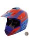 Capacete de Motocross Troy Lee SE3 Azul - Marca Troy Lee