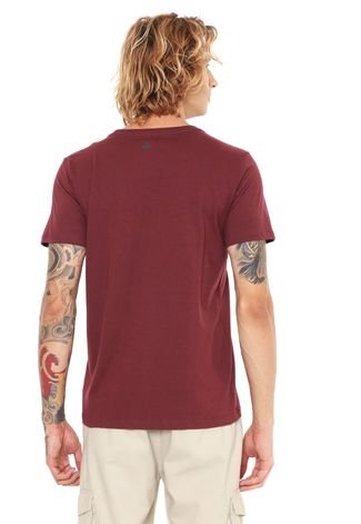 Camiseta Redley Alma Vertical Vinho
