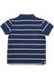 Camisa Polo Lacoste Kids Menino Listrado Azul - Marca Lacoste Kids