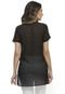 Blusa TShirt Zaiko Over Stripes 2404 Preto - Marca Zaiko