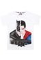 Camiseta Marlan Menino Batman Superman Branco - Marca Marlan