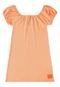 Vestido Infantil em Tricot Gloss Laranja - Marca Gloss