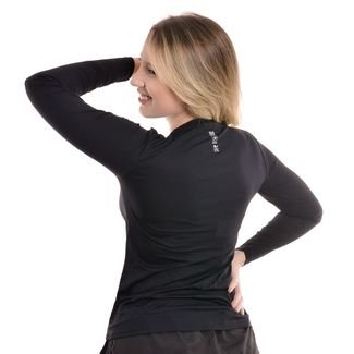 Camiseta feminina térmica proteção UV repelente roupa academia Lupo