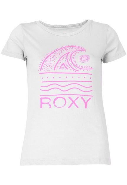 Camiseta Roxy Waves Only Cinza - Marca Roxy