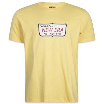 Camiseta New Era Regular New Era Brasil Amarelo - Marca New Era