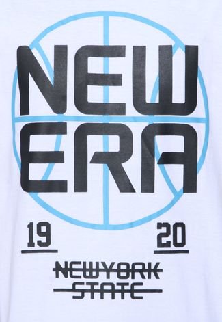 Camiseta New Era NY State Branca