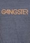 Camiseta Gangster Recortes Azul - Marca Gangster