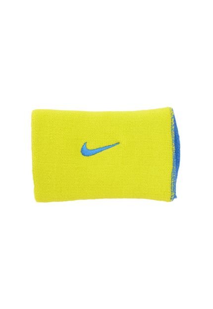 Munhequeira Nike Dupla Face Dri-Fit Home Verde/Azul - Marca Nike