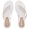 Rasteirinha Feminina Chinelo com Tira de Strass Casual Branco - Marca Lafiume