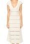 Vestido Lucy in the Sky Longo Laise Off-White - Marca Lucy in The Sky