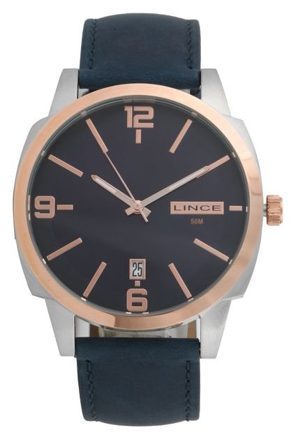 Relógio Lince MRC4390S D2DX Prata/Azul-marinho - Marca Lince