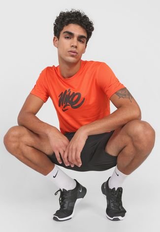 Camiseta Nike 2020 Run Laranja