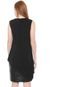 Vestido Calvin Klein Jeans Curto Resinado Preto - Marca Calvin Klein Jeans