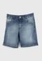 Bermuda Jeans Milon Infantil Estonada Azul - Marca Milon