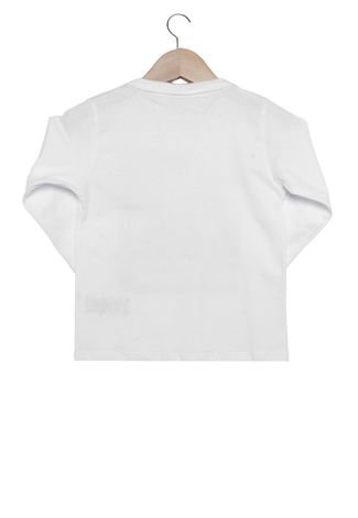 Camiseta Milon Manga Longa Menino Branco