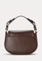 Bolsa Tiracolo Lauren By Ralph Lauren Cadeado Marrom - Marca Lauren Ralph Lauren