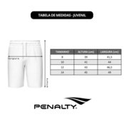 Kit 2 Calções Penalty Juvenil X Preto - Marca Penalty