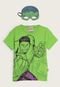 Camiseta Infantil Fakini Hulk Verde - Marca Fakini