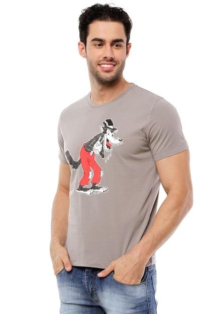 Camiseta Colcci Slim Bad Wolf Cinza - Marca Colcci