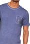 Camiseta Timberland Detalhe Bolso Azul - Marca Timberland