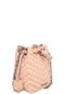 Bolsa Saco Couro Dumond Pequena Nude - Marca Dumond