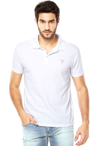 Camisa Polo GUESS Simple Branca - Marca Guess