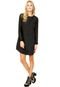 Vestido Finery London Lansdell Sheer Sleeved Shirt Preto - Marca Finery London