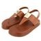 Papete Sandalia Plataforma Sola Alta Caramelo Kuento Shoes - Marca KUENTO SHOES