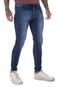 Calça Jeans Operarock Super Skinny Cropped Azul  - Marca Opera Rock