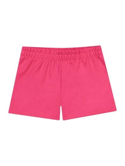 Short Cotton Teen Menina Amora Pink Neon - Marca Amora
