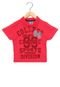 Camisa Polo Duduka Classic Infantil Vermelha - Marca DDK
