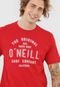 Camiseta O'Neill Lettering Vermelha - Marca O'Neill