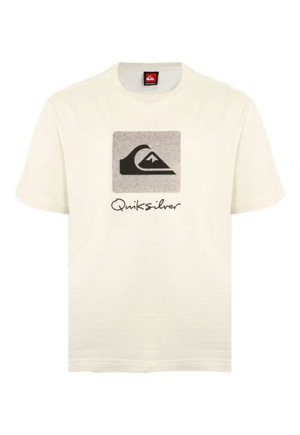 Camiseta Quiksilver Bolhas Off-White - Marca Quiksilver