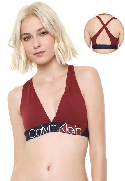 Top Calvin Klein Underwear Bold Bordô - Marca Calvin Klein Underwear