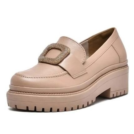 Loafer Via Marte Tratorado com Brilho 23-17003 - Marca Via Marte