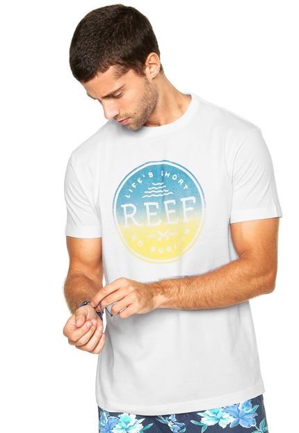 Camiseta Reef Chamaleo Branca - Marca Reef