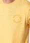 Camiseta Hering Bordada Amarela - Marca Hering