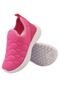 Tenis Infantil Feminino Calce Facil  Bordado Rosa - Marca Uzze Sapatos