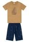 Conjunto infantil menino com camiseta e bermuda Brandili - Marca Brandili