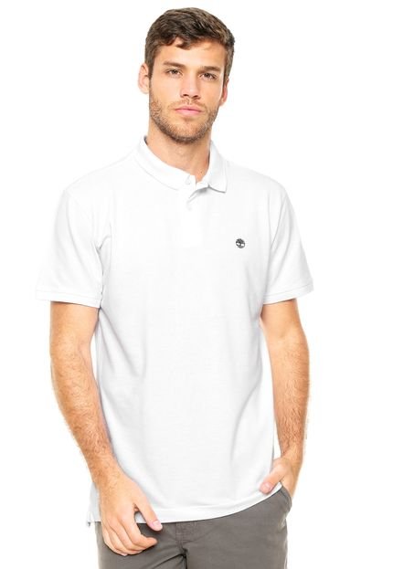 Camisa Polo Timberland Slim Branca - Marca Timberland