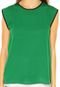 Blusa MNG Barcelona Top Cobre Verde - Marca MNG Barcelona